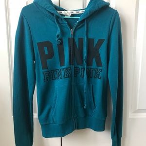 PINK zip-up sweatshirt